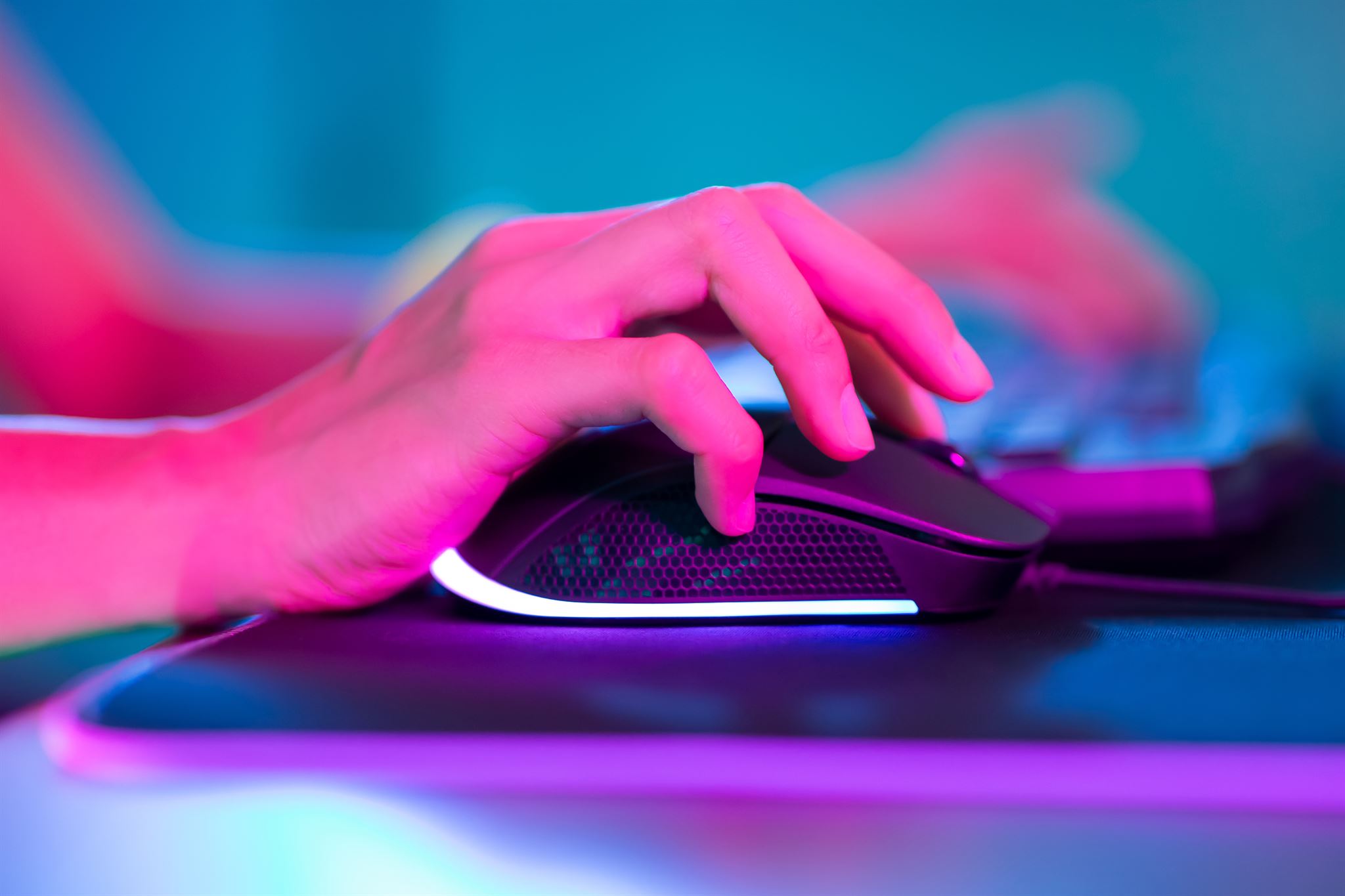 Hand on Mouse